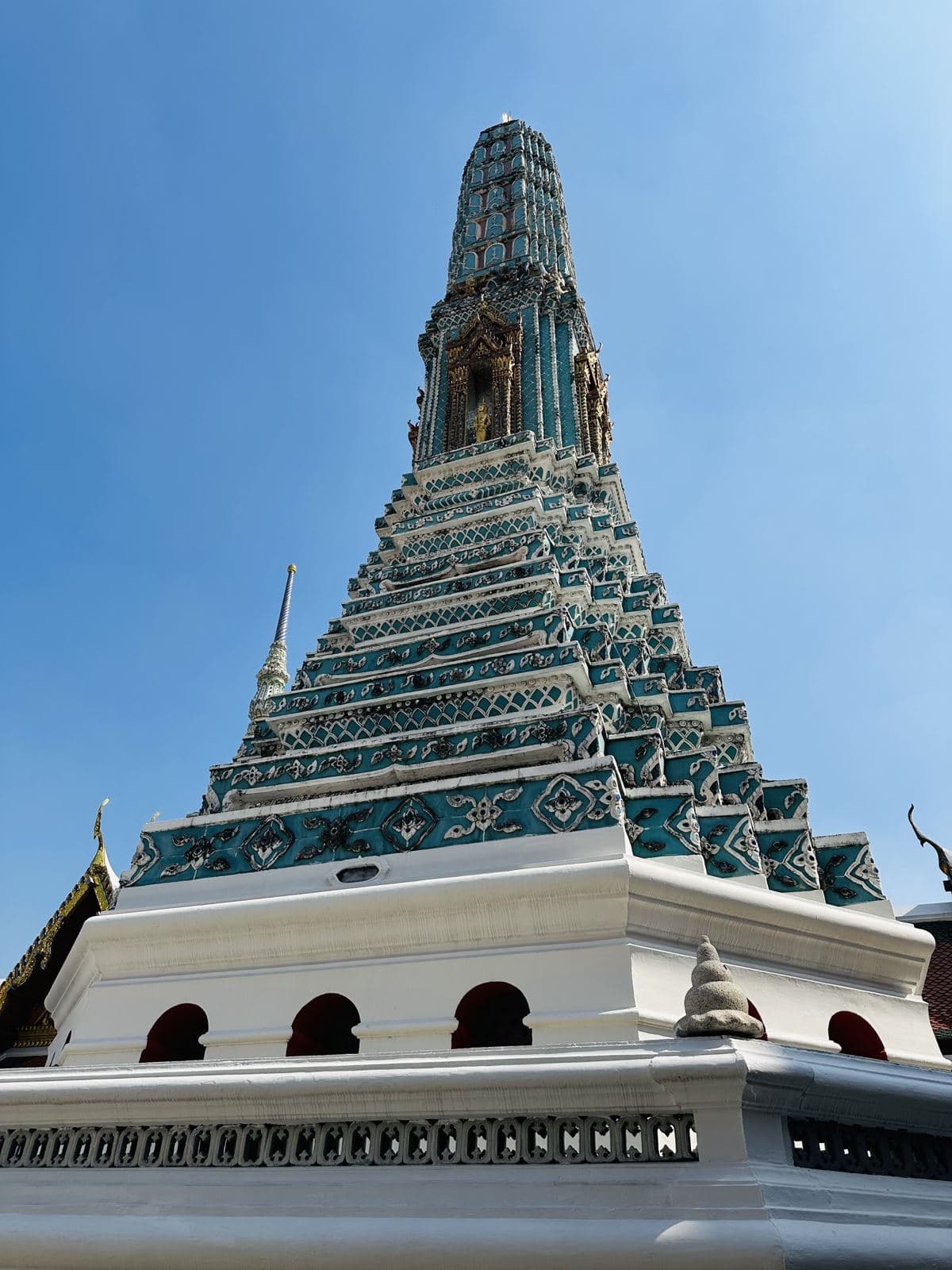 A prang tower at Wat Phra Kaew