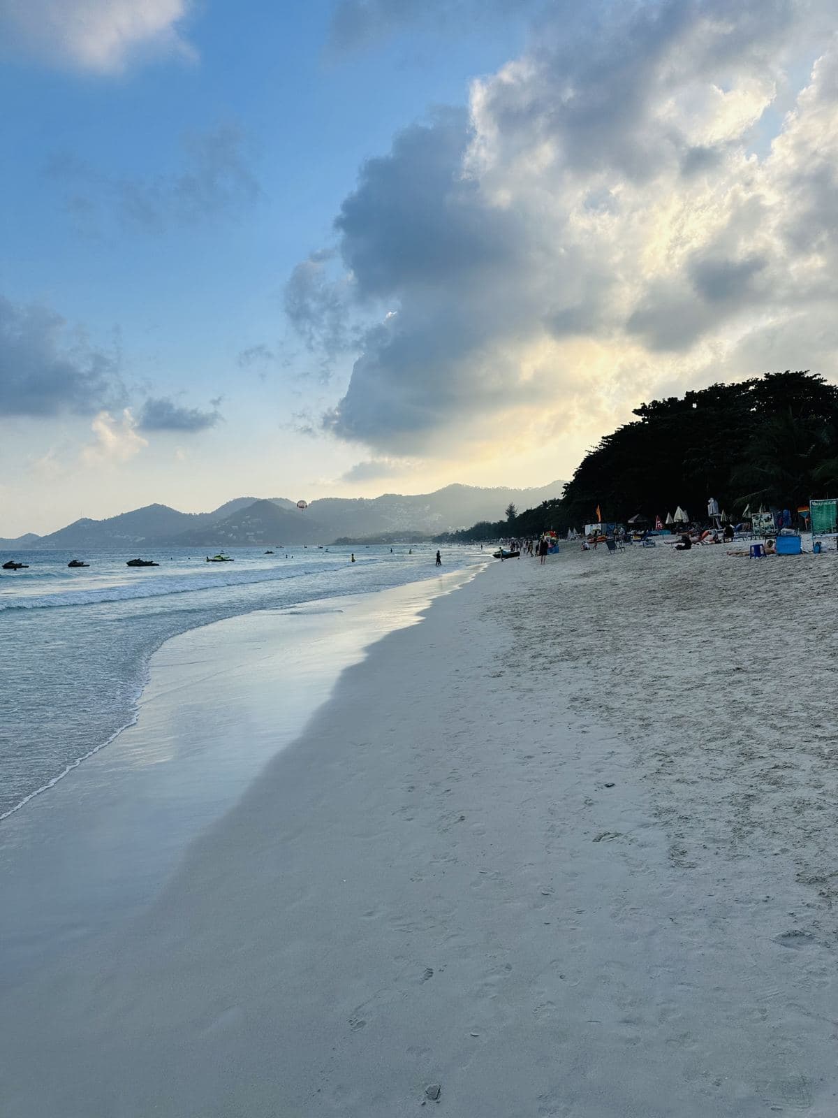 Chaweng Beach in the soft evening light